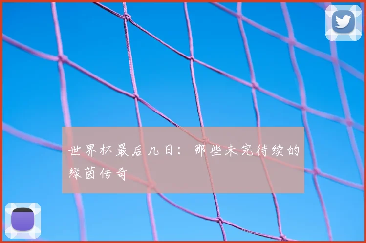 世界杯最后几日：那些未完待续的绿茵传奇
